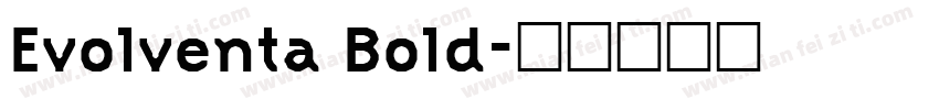 Evolventa Bold字体转换